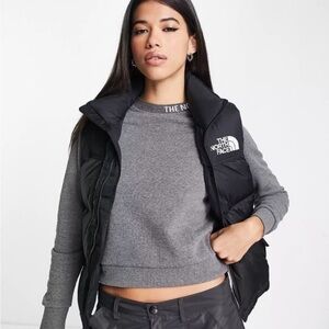 The North Face Women's Black Quilted puffer Vest